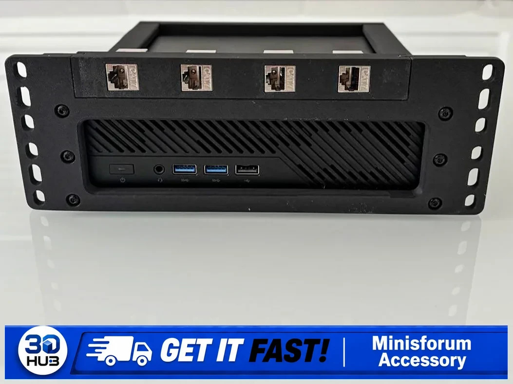 10 Inch 2U Rackmount Enclosure MINISFORUM MS-A2 MS-A1