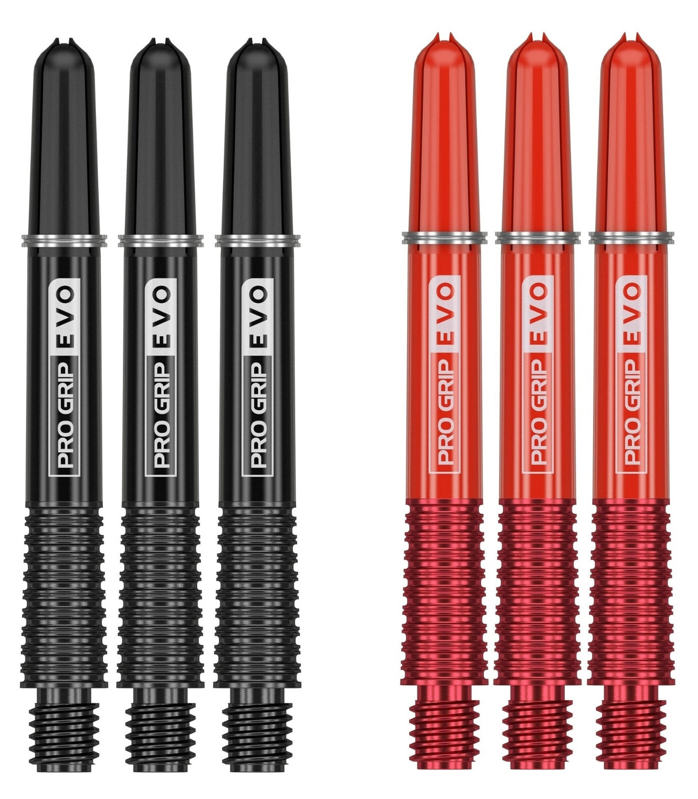 2 Sets Target Pro Grip Evo Midi Dart Shafts – Ships w/ Tracking – Black Red