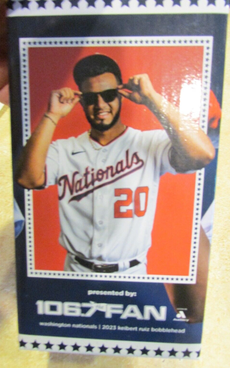 NEVER OPEN!! WASHINGTON NATIONALS - KEIBERT RUIZ BOBBLEHEAD - 09/22/2023 MLB SGA