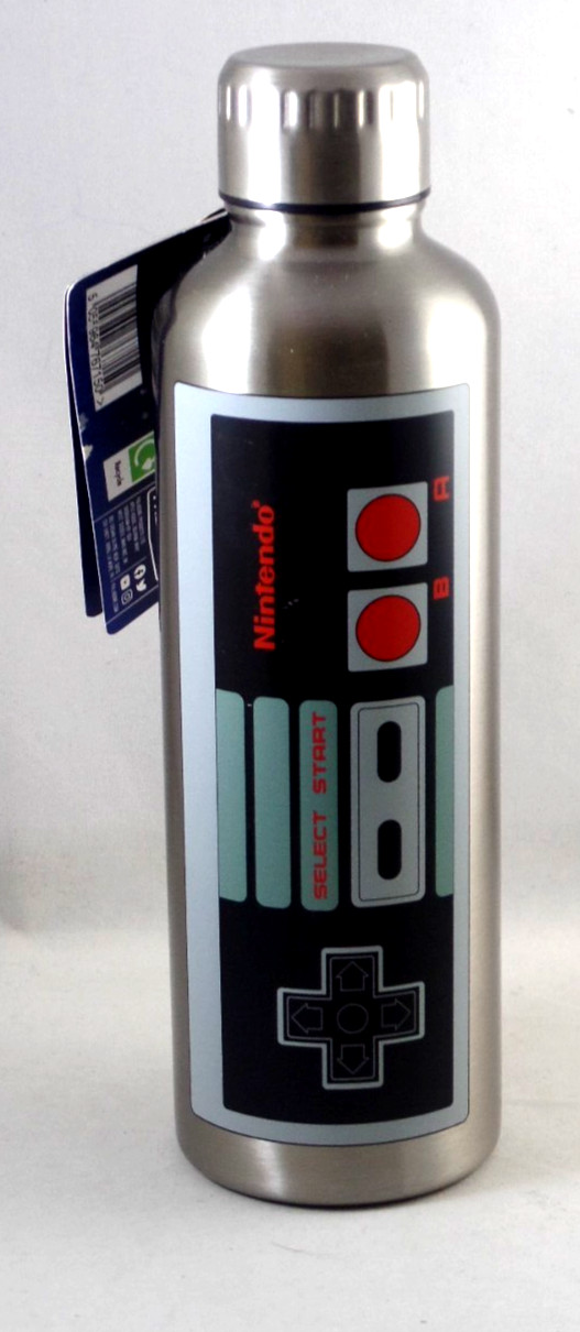 Paladone Stainless Steel NINTENDO (NES) Water Bottle HOT/COLD NEW WITH TAGS