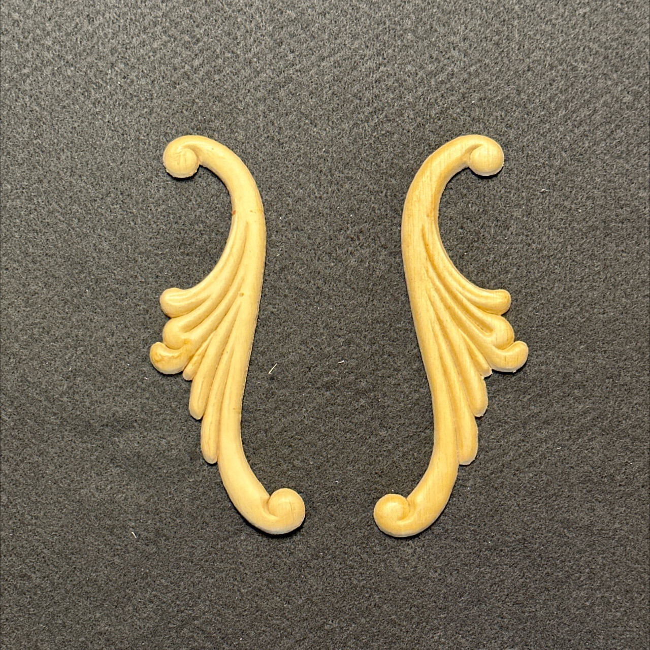 (5 Pack) 5-1/2 inch x 1-3/4 inch Pair of Birch Wings
