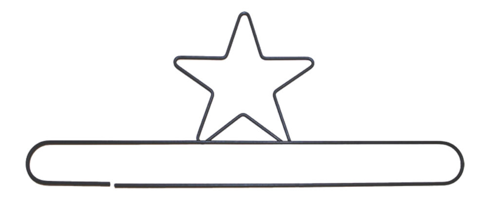 Ackfieldwire Star 24 Inch Split Bottom Craft Holder