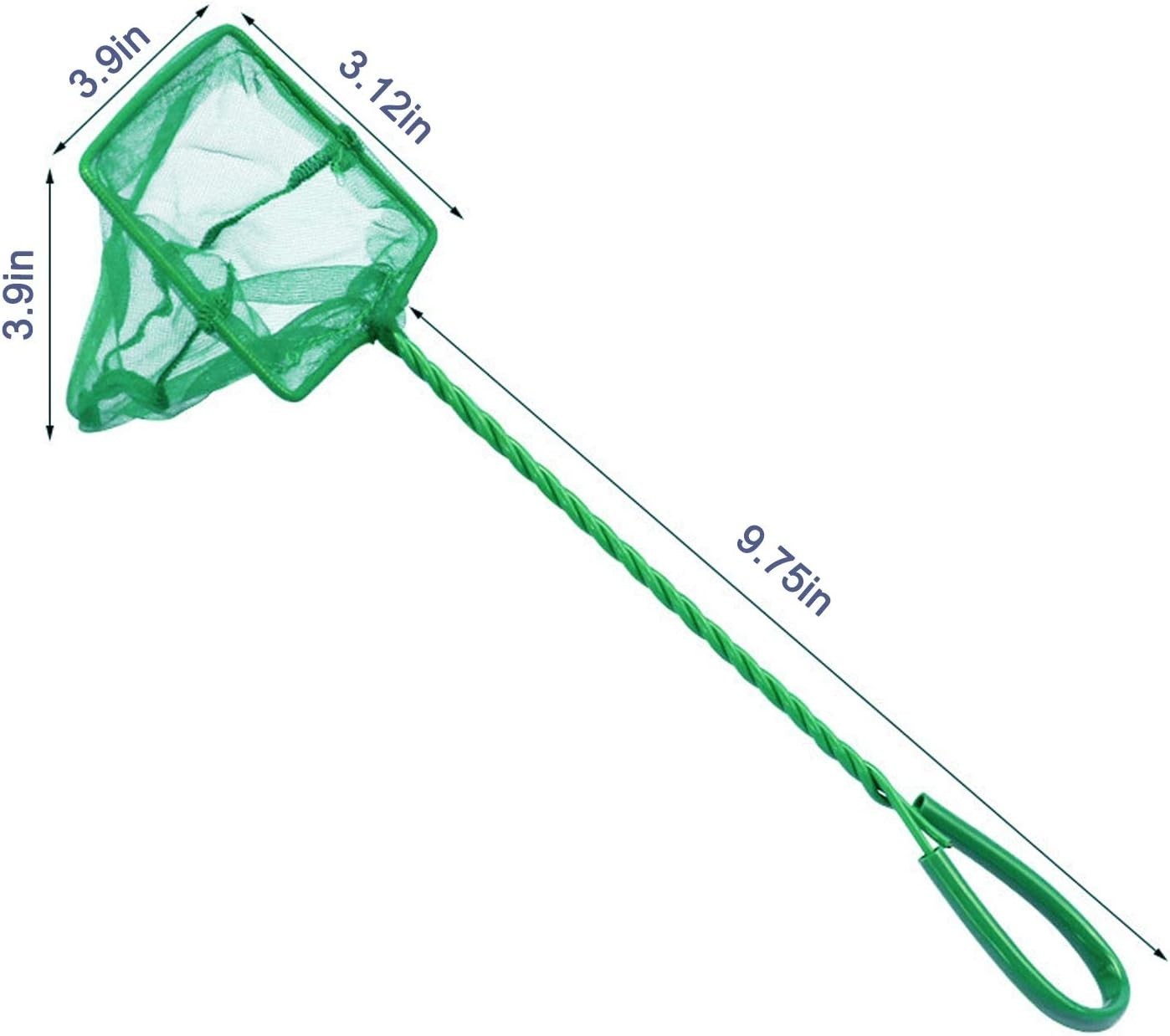 Versatile 2 Count Small Mesh Fish Catch Nets – Perfect for All Aquatic Pets