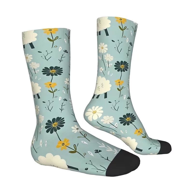 Spring Sheep Easter Socks. Unisex, one size, quality, rare FREE SHIPPING