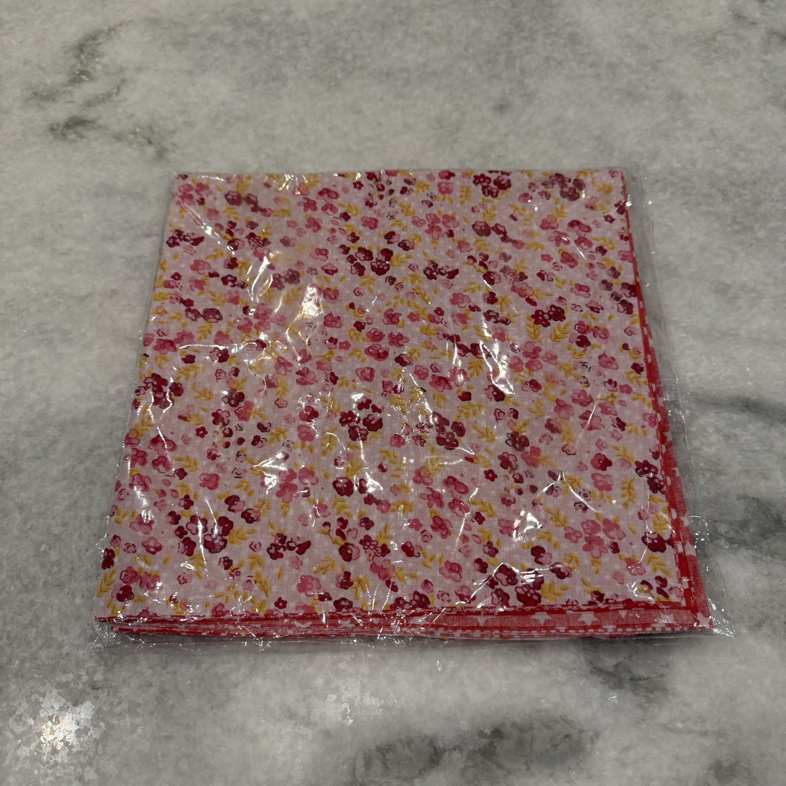 Material Squares 7 Raw Edge Pieces Quilting New