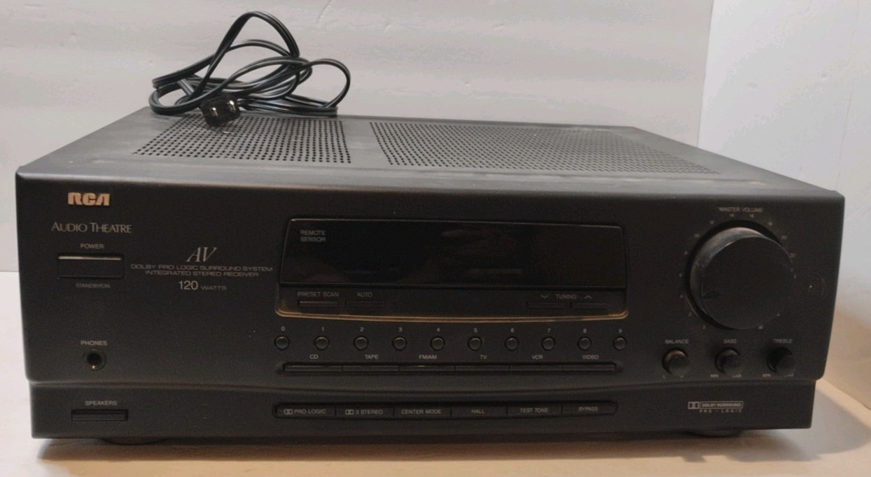 RCA RV-9900A Audio Theater System Surround Sound Dolby 120 Watt Receiver Tested