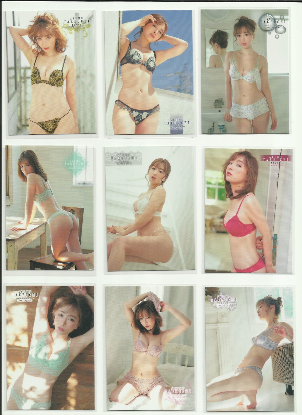Ayumu Takeuchi Japanese Bikini Idol Final Trading Cards Pick Your Card