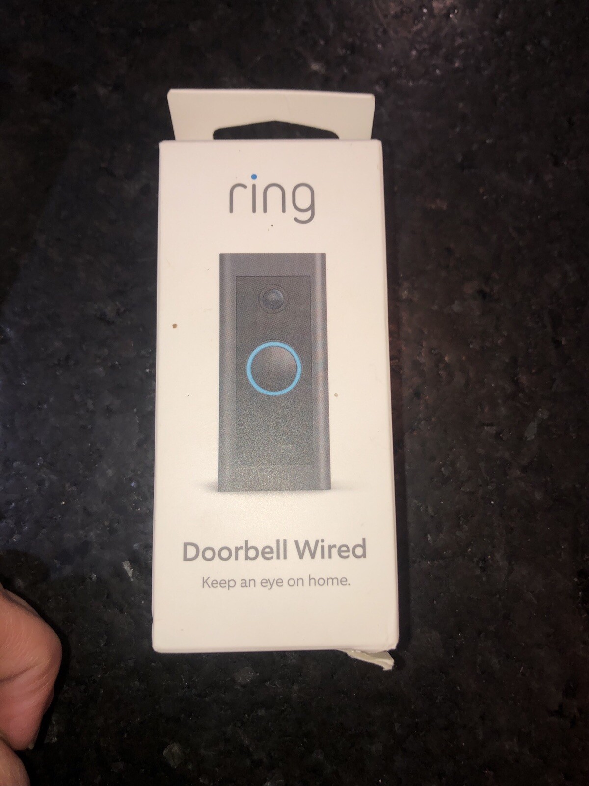 NEW Ring Smart HD Video Doorbell Security Wired WiFi Camera Night Vision Black