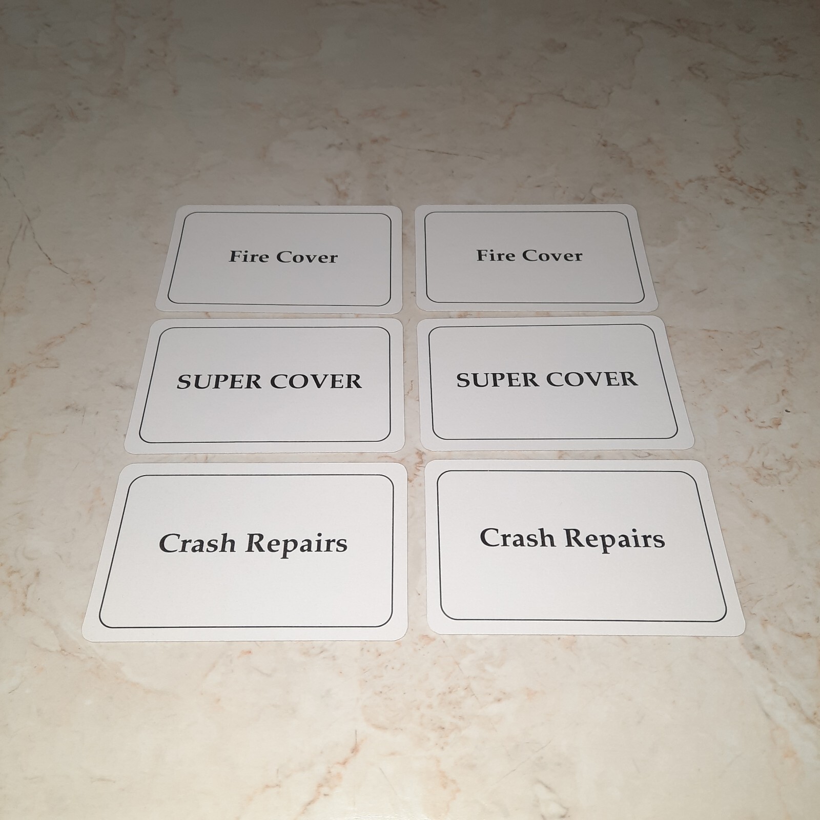 Hedgehogs Revenge Vintage Game Replacement Piece Destination Cards