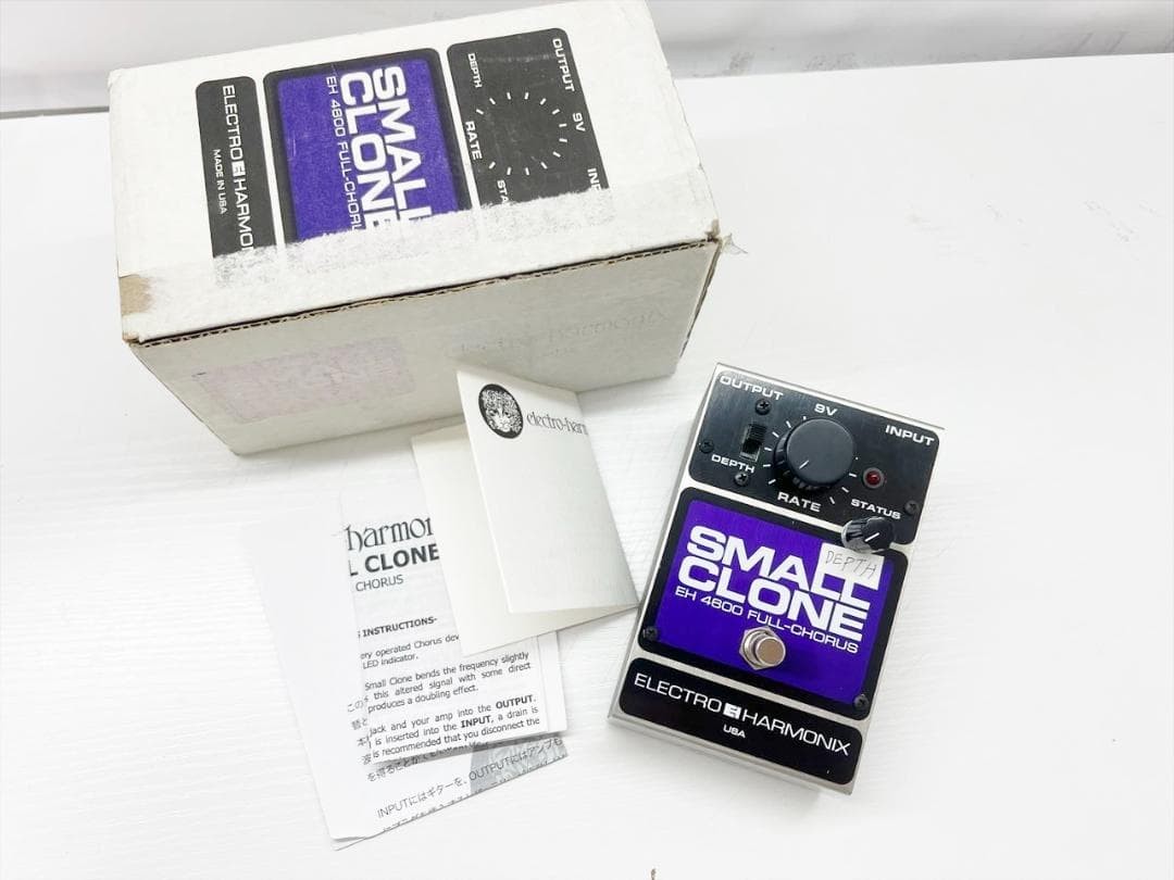 Electro-Harmonix Small Clone Chorus Effect Pedal Unused Custom