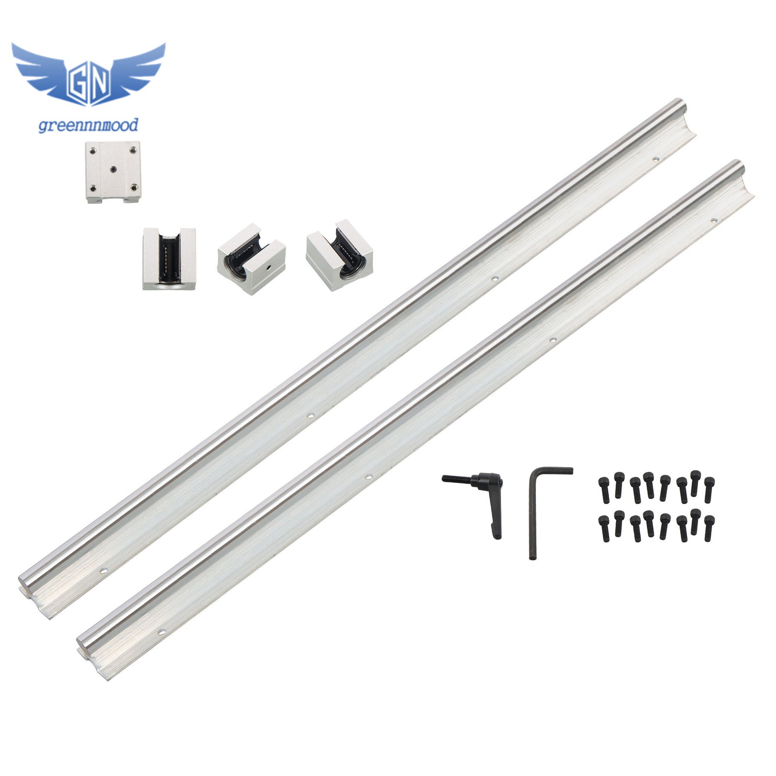 2Pcs SBR16-700mm & 4 PCS SBR16UU Carriage Bearing Blocks Linear Bearings & Rail