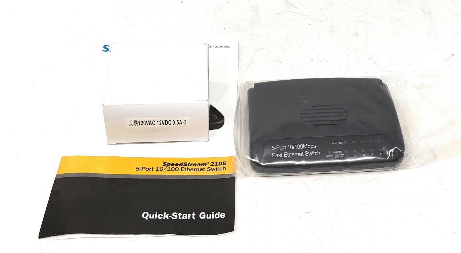 SpeedStream SS2105 5-Port Fast Ethernet Switch 10/100 Mbps