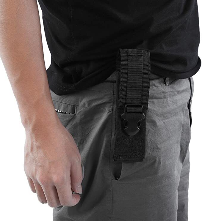 Tactical Pouch Flashlight Holster Duty Torch Case Military Backpack Tools Bag