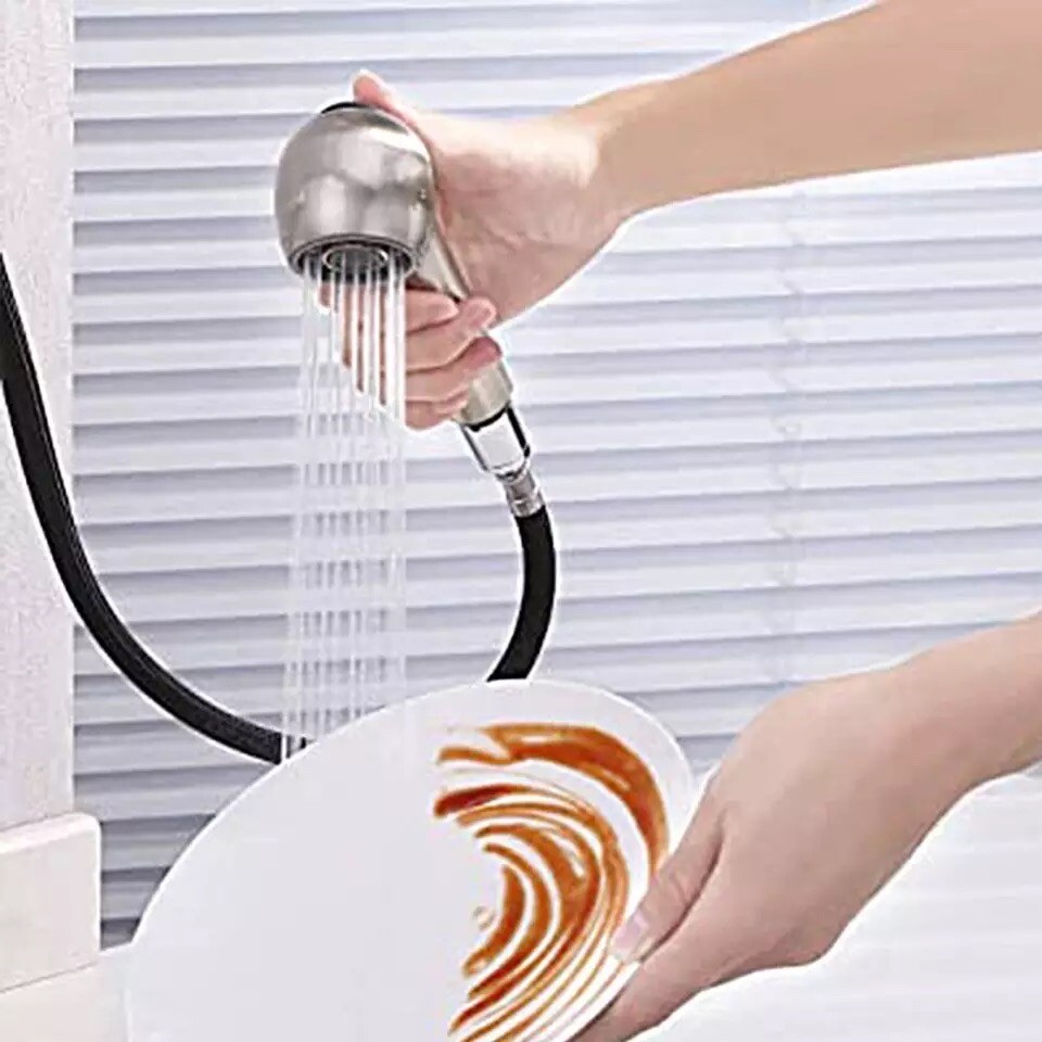 Kitchen Replacement Sprayer, Pull Out Spray Head for Kitchen Nickel Brushed