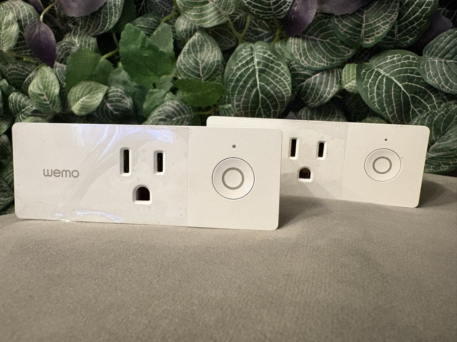 2x WeMo Mini Smart Plug F7C063 WiFi Outlet - Alexa & Google Home Compatible