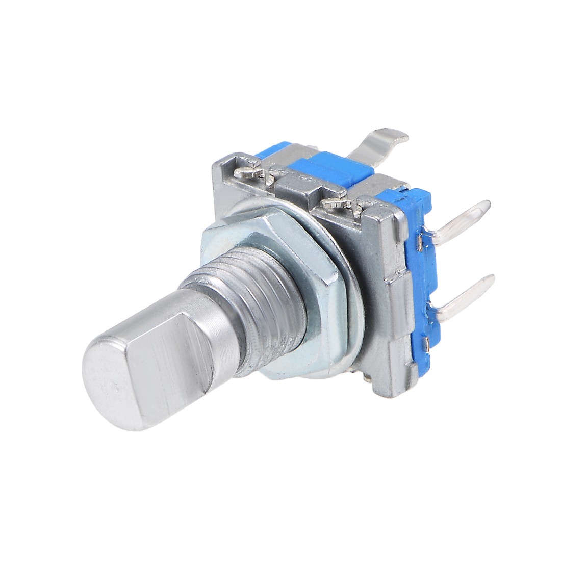 360 Degree Rotary Encoder Code Switch Digital 7 Pins 8mm D-Shaft 10pcs