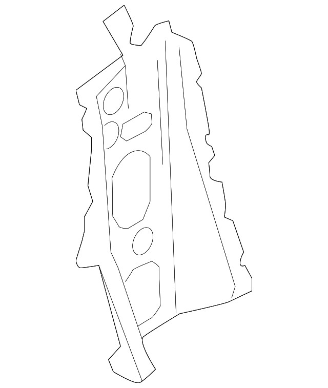 Genuine GM Passenger Side Quarter Inner Panel Brace 84106743