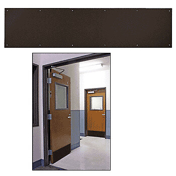 CRL KP12X3410B 12" x 34" Oil Rubbed Bronze Kick Plate