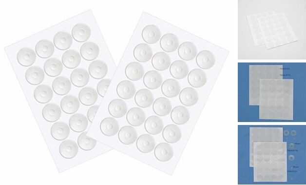 Non Slip Silicone Grips for Quilt Templates Ruler Grip Stickers True Grips for