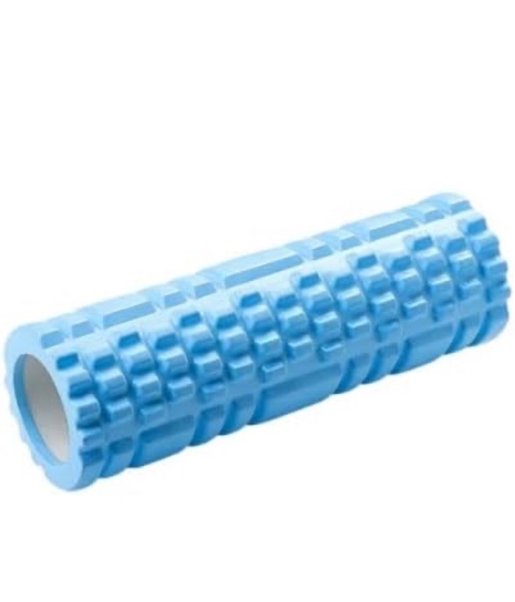 Yoga Foam Roller – Muscle Massage & Fitness for Pilates & Gym Blue