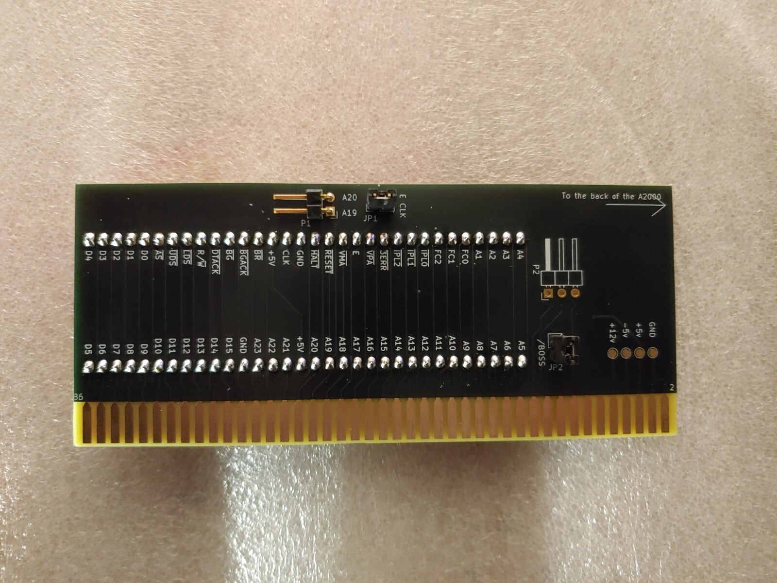 68000 CPU Amiga 2000 Slot Adapter
