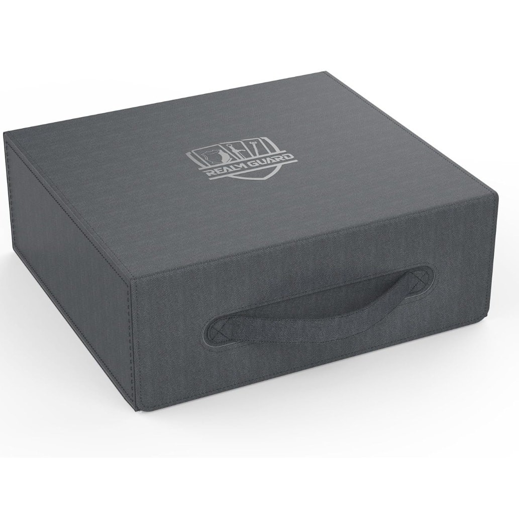 Realm Guard TCG MTG Deck Box Storage Briefcase Holds 6 Window Deck Boxes