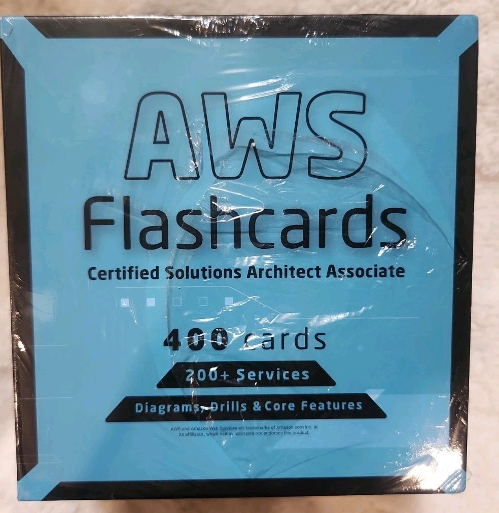 AWS Flashcards 400 Cards Certified Solutions Architect Associate New