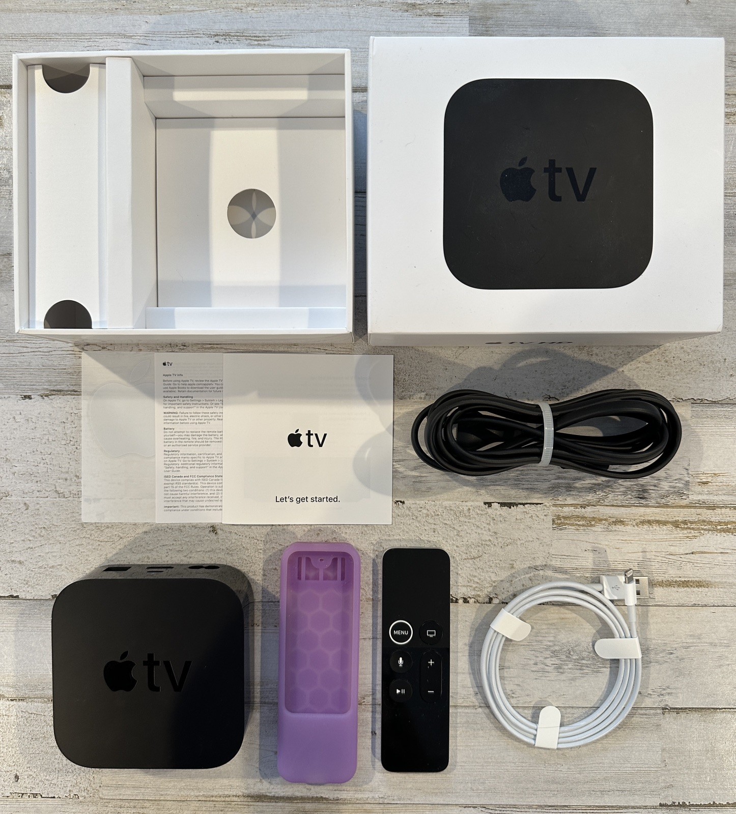Apple TV (4th Generation) 32GB HD Media Streamer - Black (MR912LL/A) + Extra!