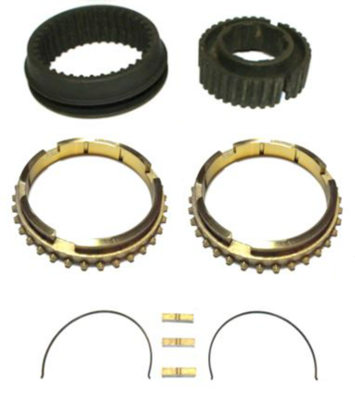 Muncie 4 Speed 1-2 & 3-4 Synchro Assembly With SychroKing Rings, AWT297-2.5A