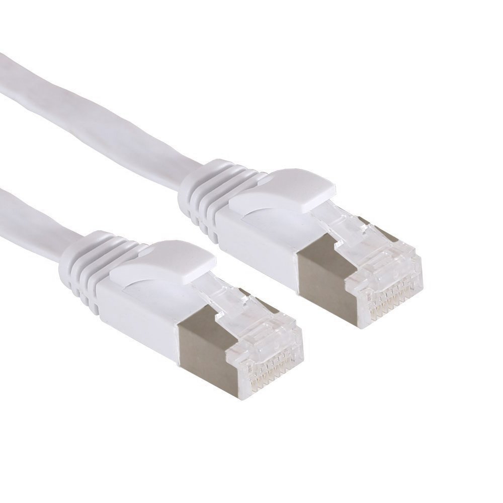 6FT Category 7 Cat7 Shielded Network Ethernet Patch Cable Cord - White