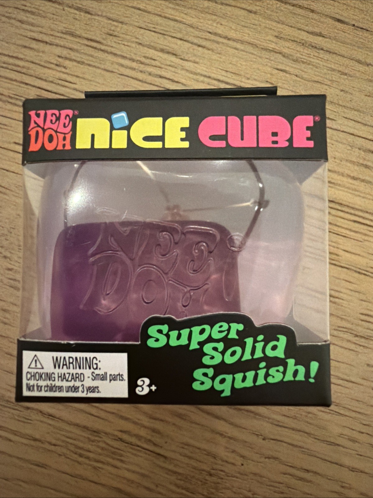 Needoh Nice Cube  Super Solid Squishy Stress Relief Toys Purple 💜