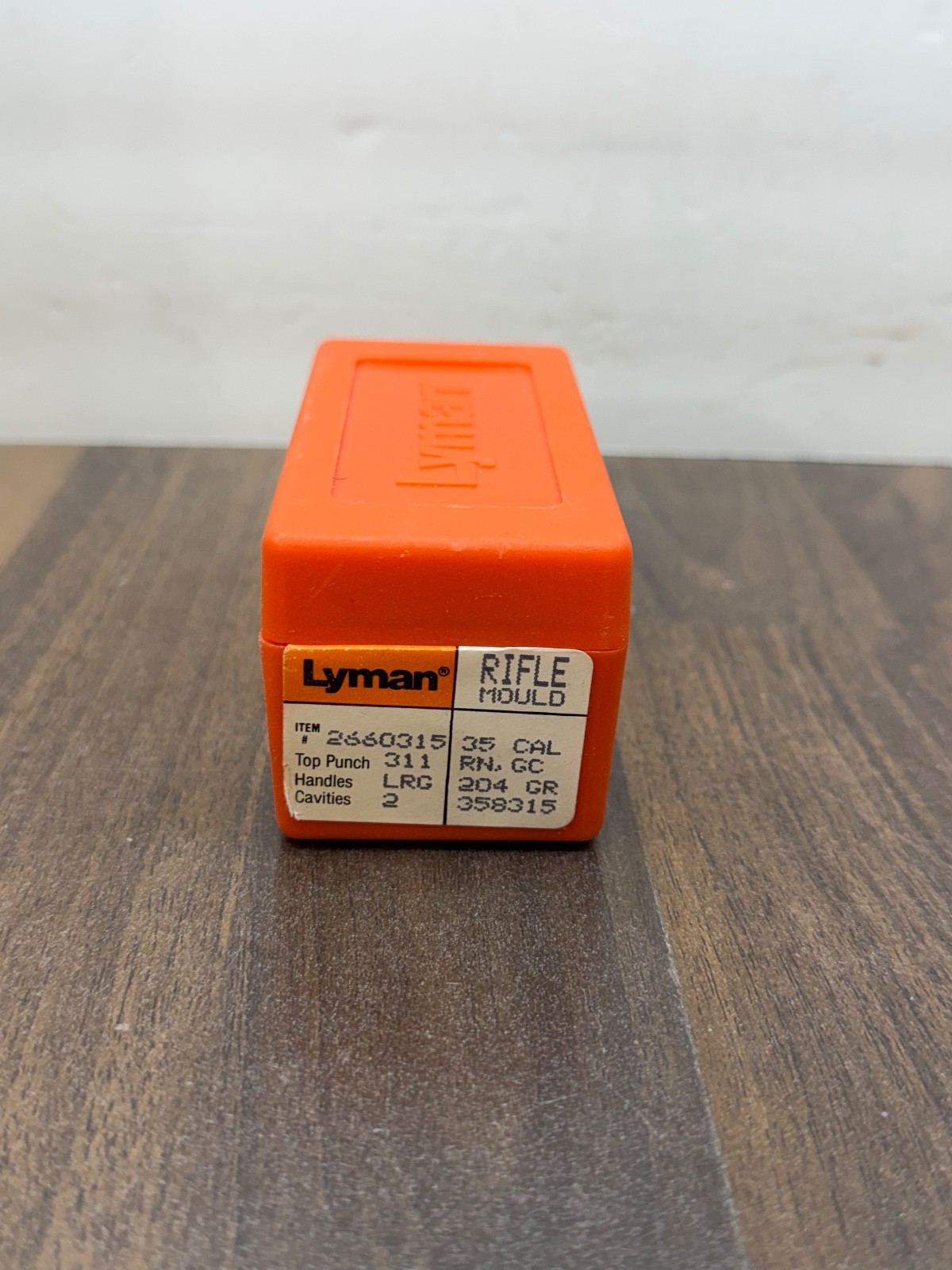 Lyman 358315 Double Cavity Casting Mold 35 Cal 204 gr. RN 35 Remington