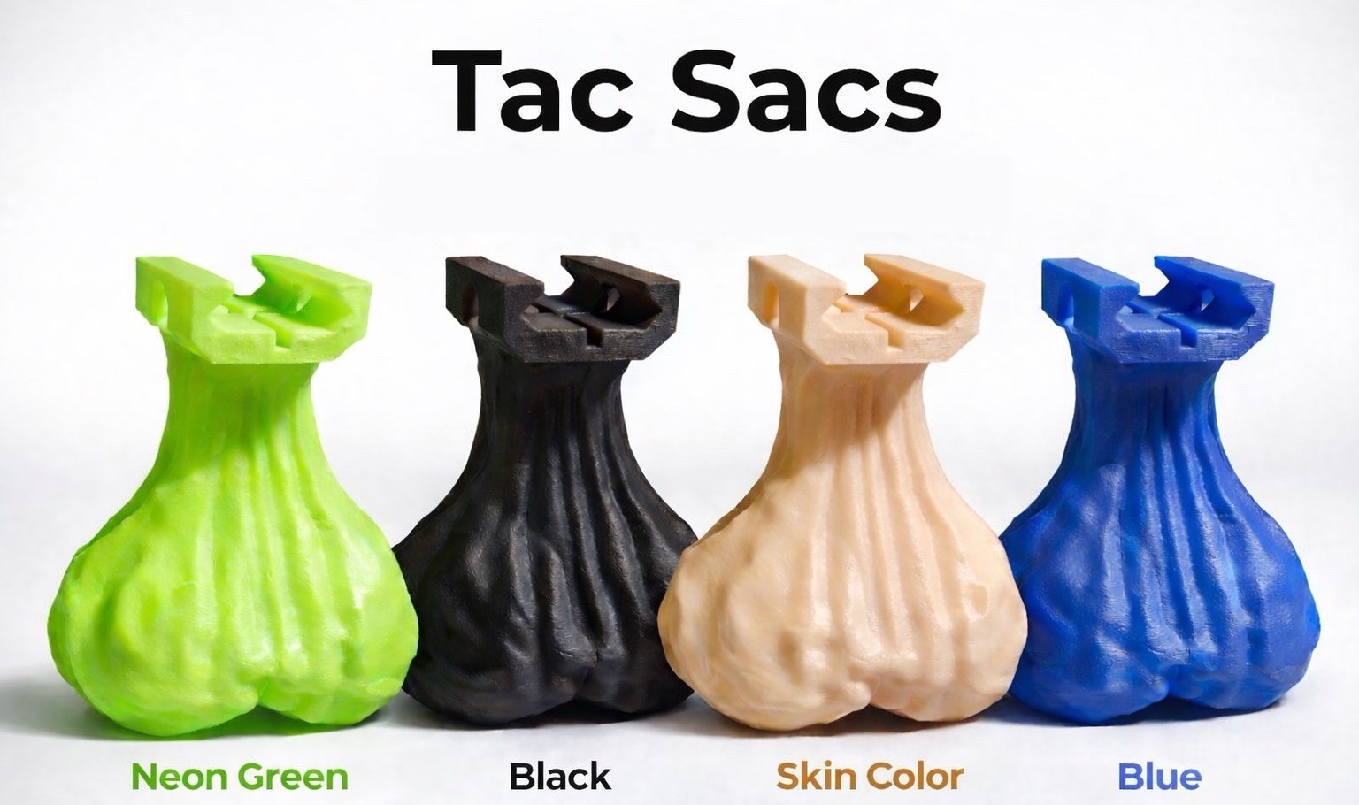 3D Printed TPU Tac sacs with squishy feeling (reach me first for custom color)