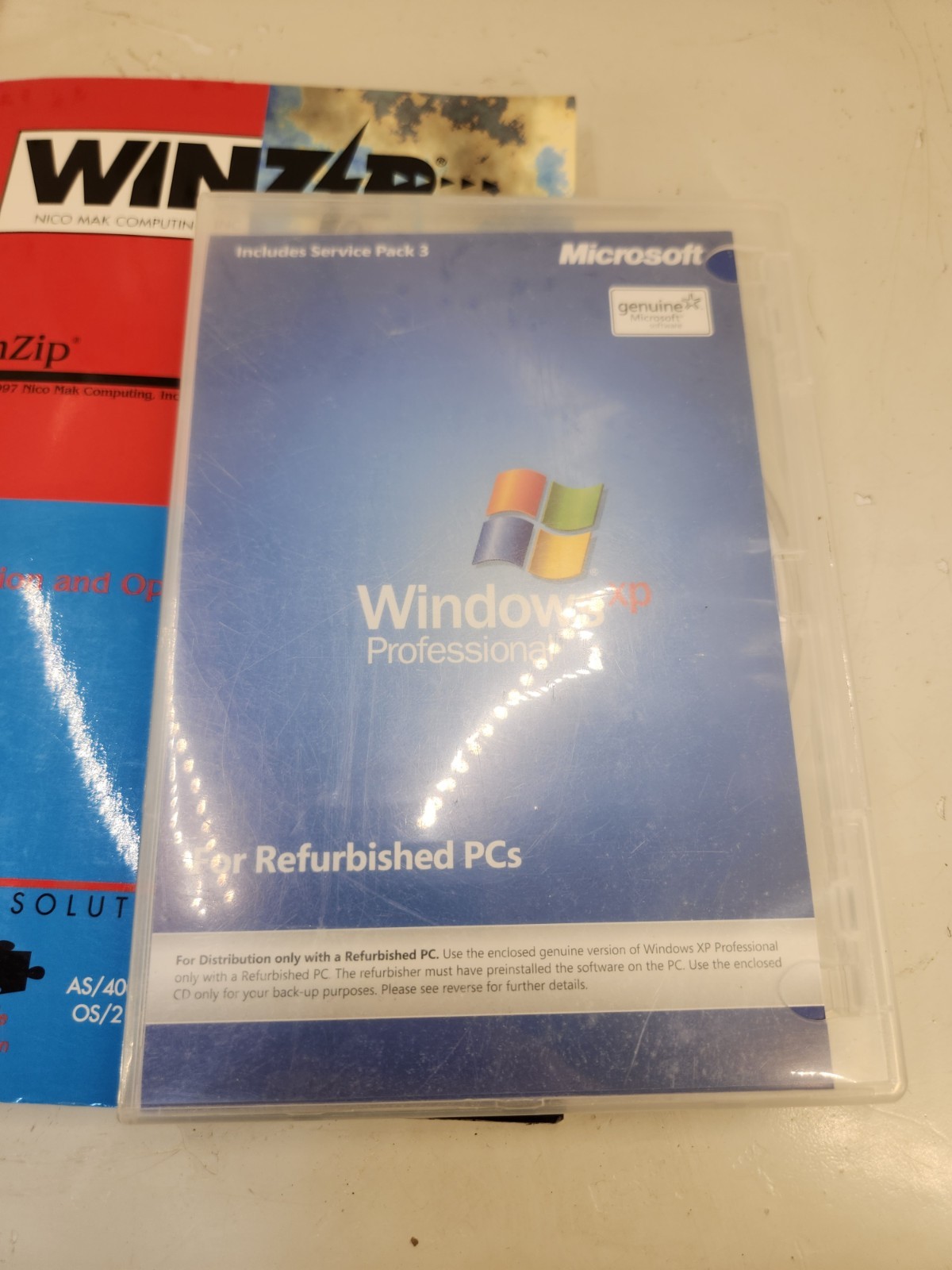 NEW Windows XP Professional SP3 RFB Full Version CD Disc