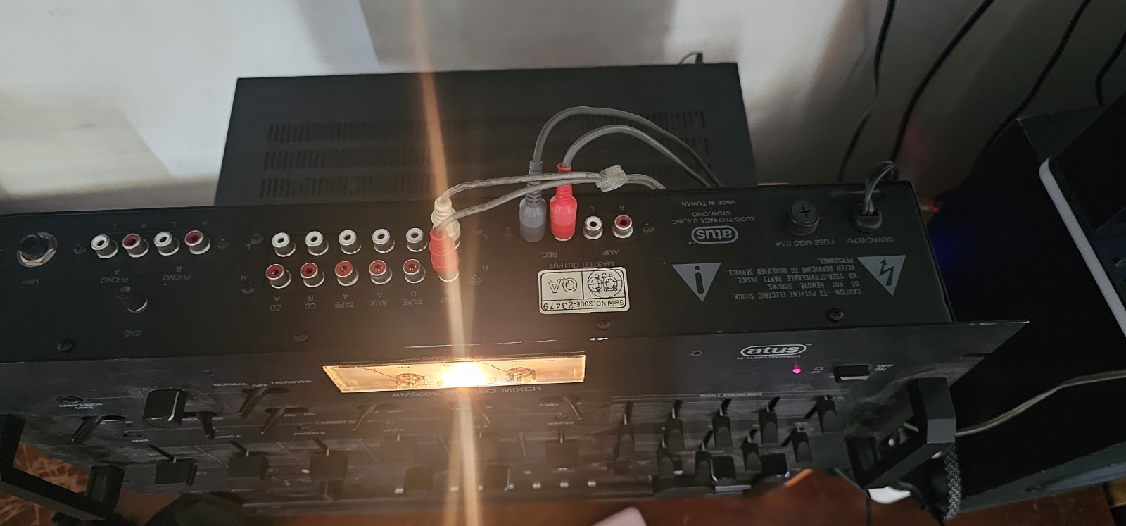 ATUS-AM300E-STEREO MIXER- tested functional