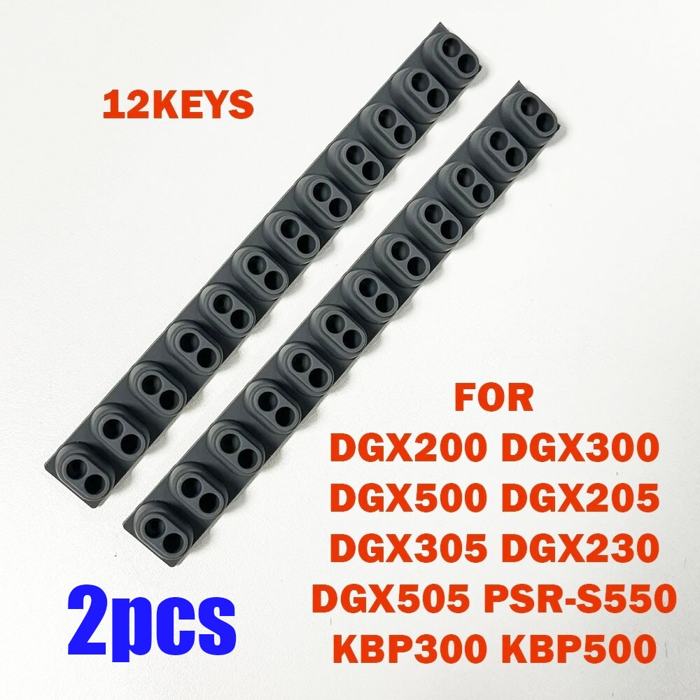 2X Conductive Rubber YAMAHA DGX 200 300 500 205 305 230 505 PSR-S550 KBP 300 500