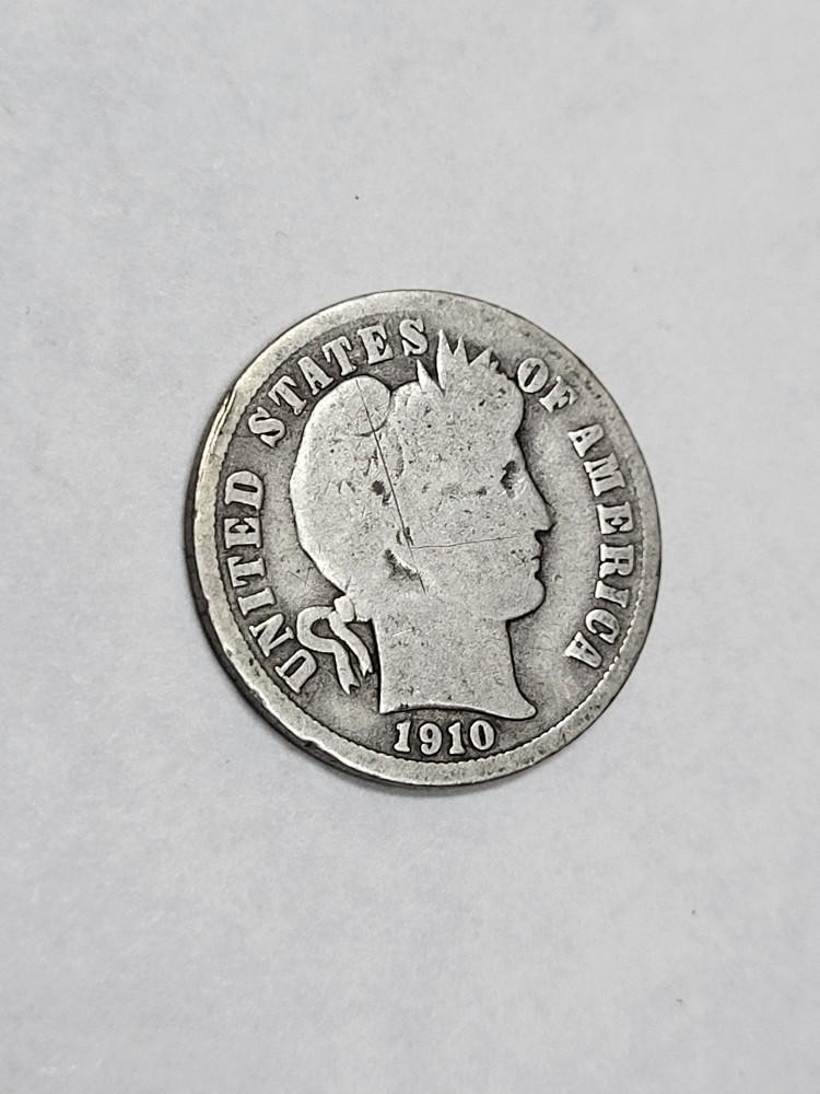 1910 D Barber Dime CHEAP !!!