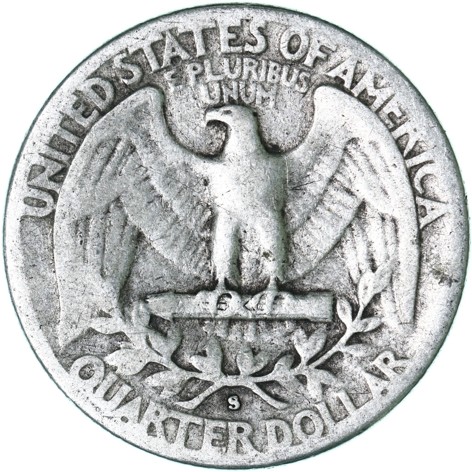 1950 S Washington Quarter 90% Silver Good GD