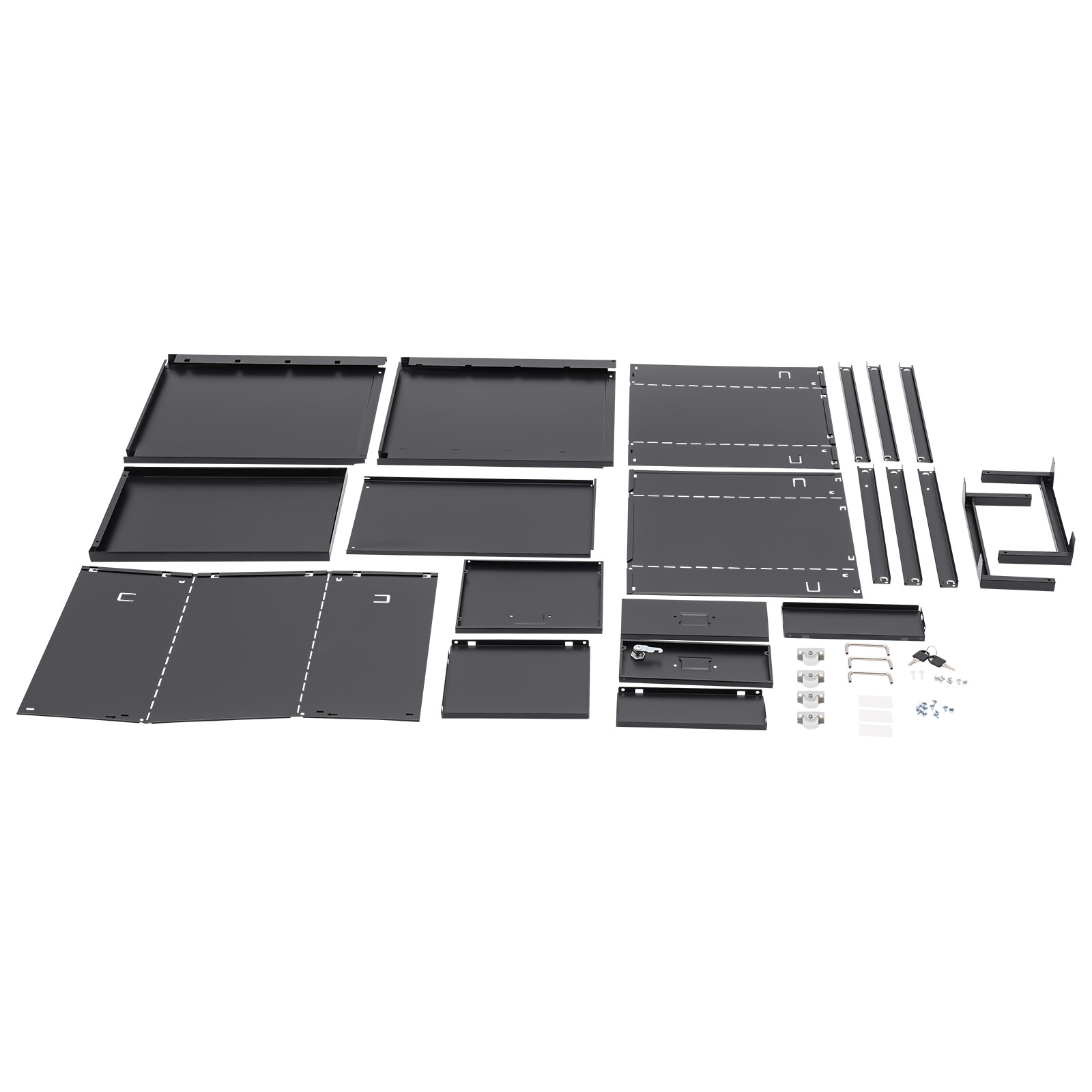 Lockable Vertical File Cabinet Metal Mobile File Cabinet Under Desk Office Home