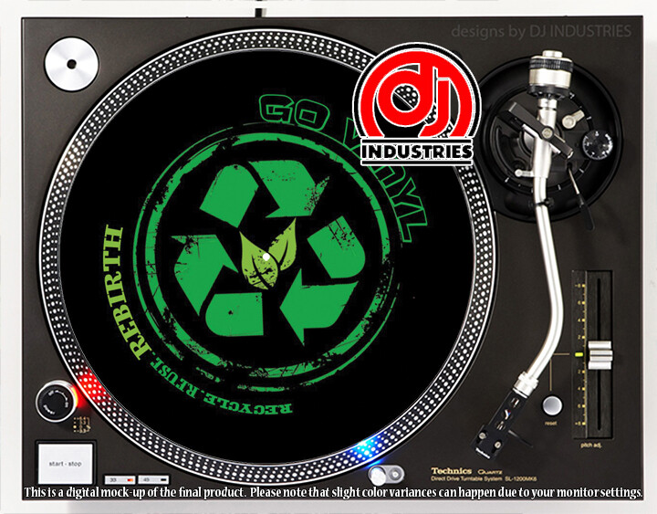 Go Vinyl - 7"-12" DJ slipmat for LP turntable record player