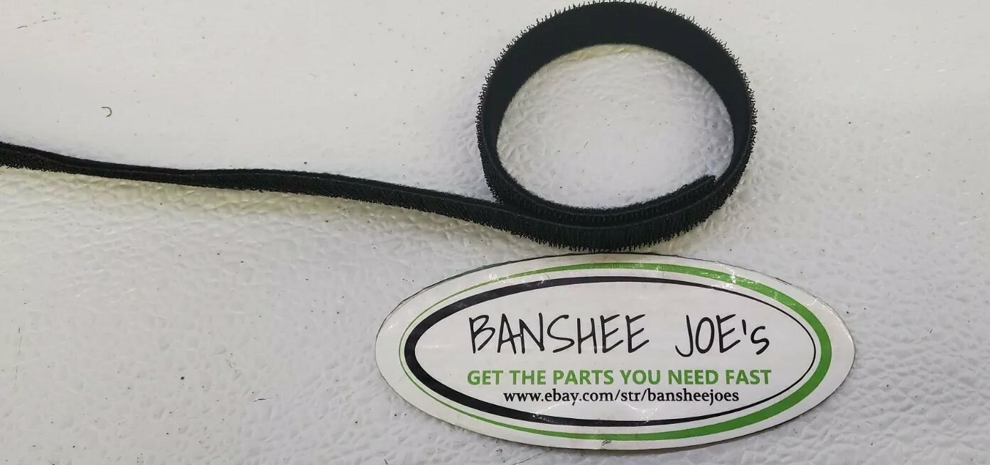Secure Cable Ties Hook And Loop Continuous 3/4" × 25 Yards Black