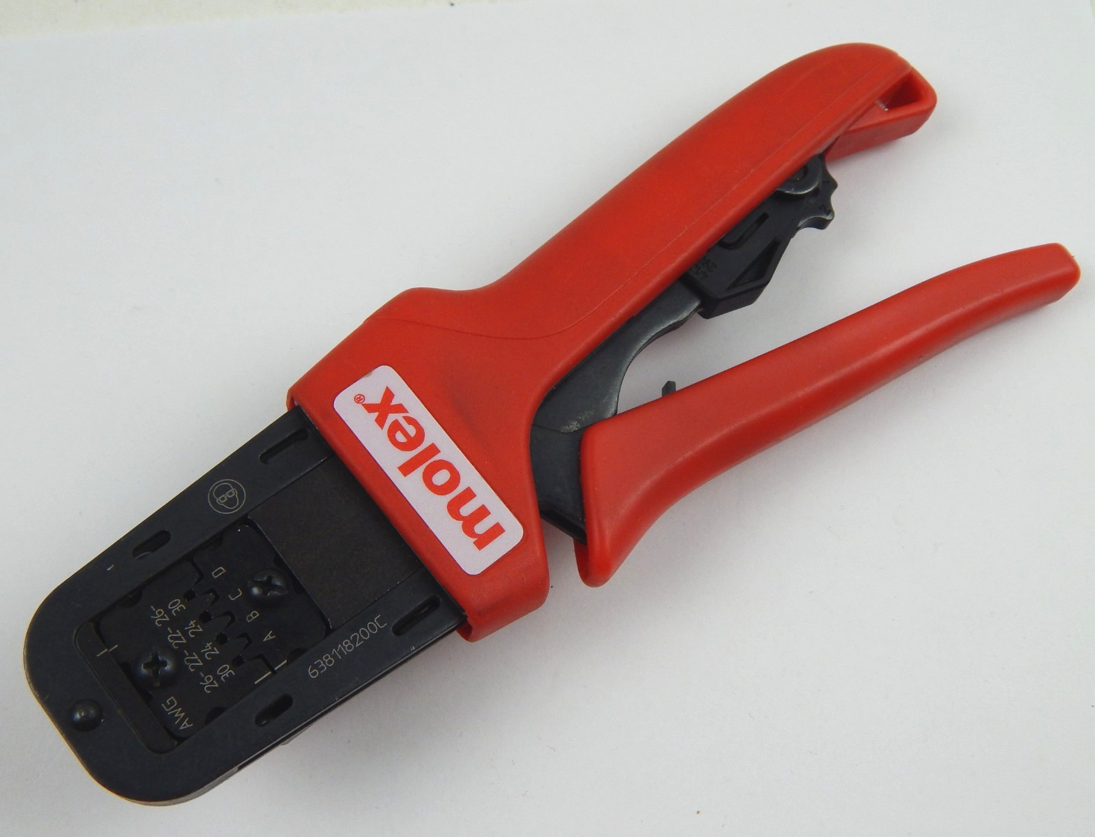 Molex Hand Crimp Crimper Crimping Tool 63811-8200C WORKS BUT READ