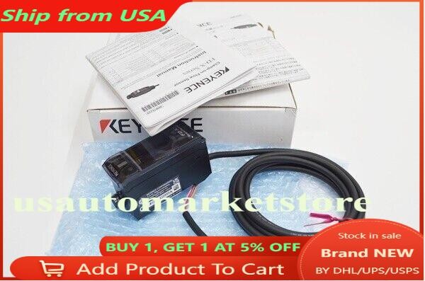 Keyence FD-XA1 Clamp-On Type Flow Sensor FD-X Series Controller Tested & Working