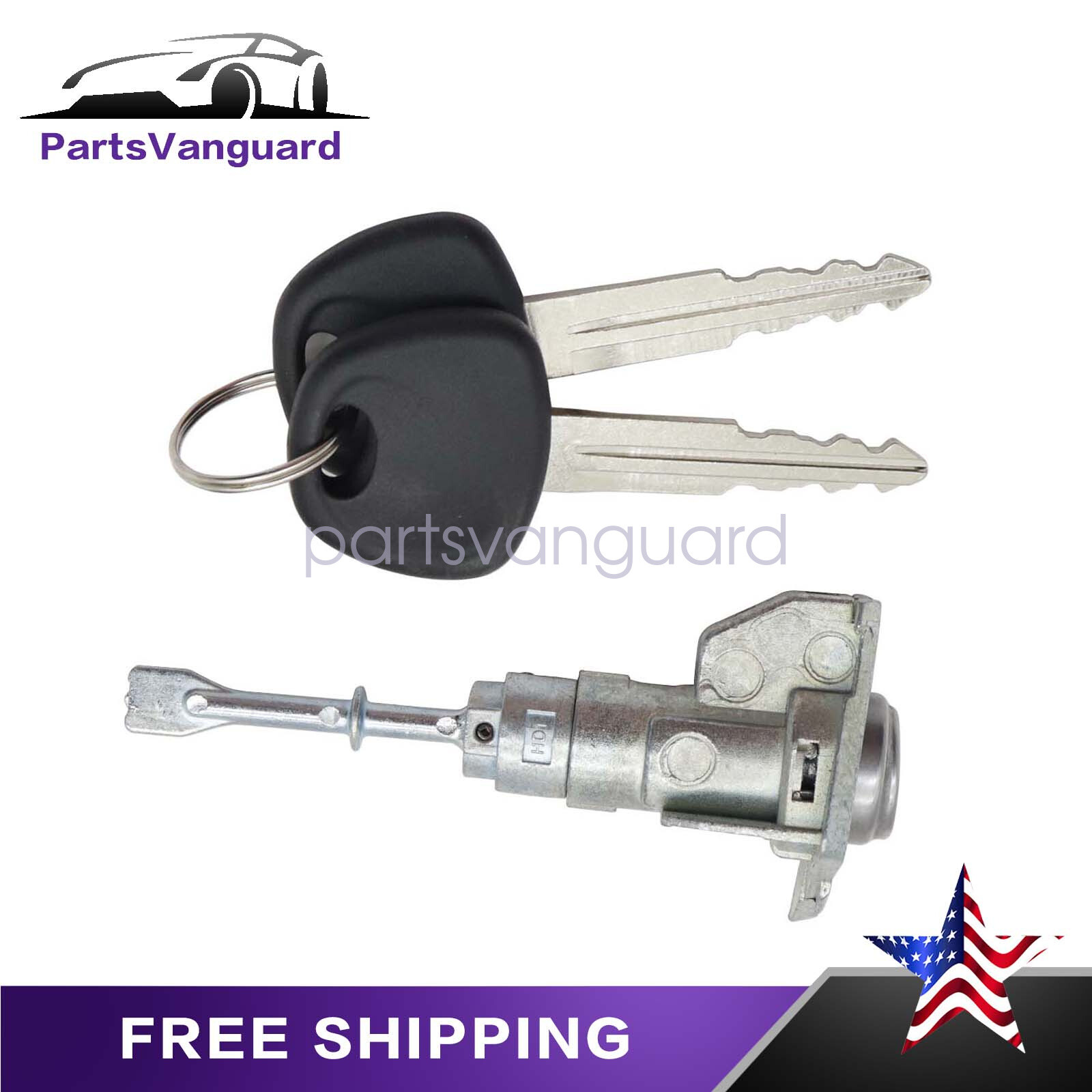Door Lock Cylinder 2 Keys Driver Side for 2012-2015 Hyundai Elantra 1.8L 2.0L US