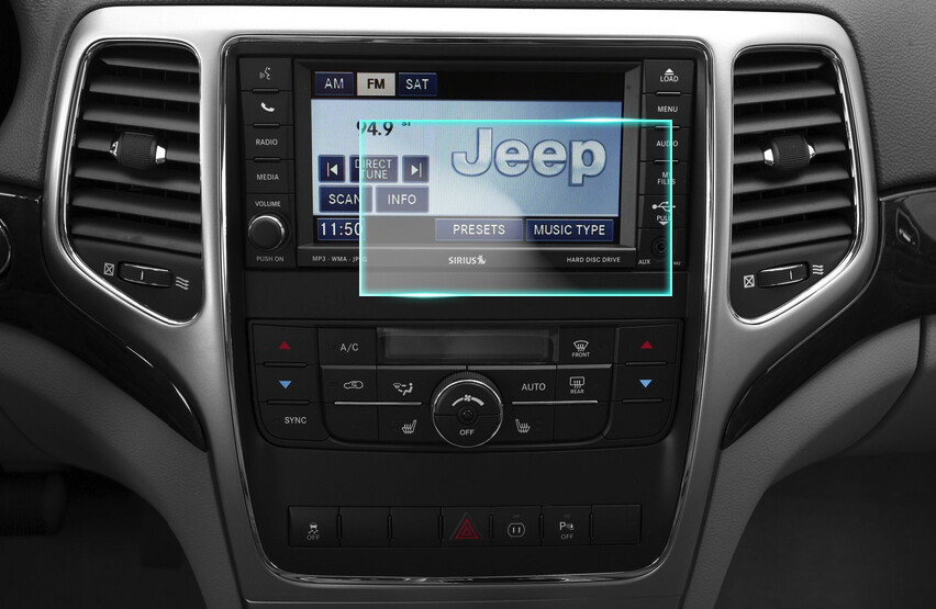 Crystal Clear Screen Protector for 2011 Jeep Grand Cherokee Vehicle Navigation
