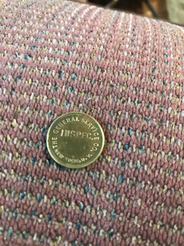 General Service Co. Inspec. Token New York, N.Y. Nice Condition