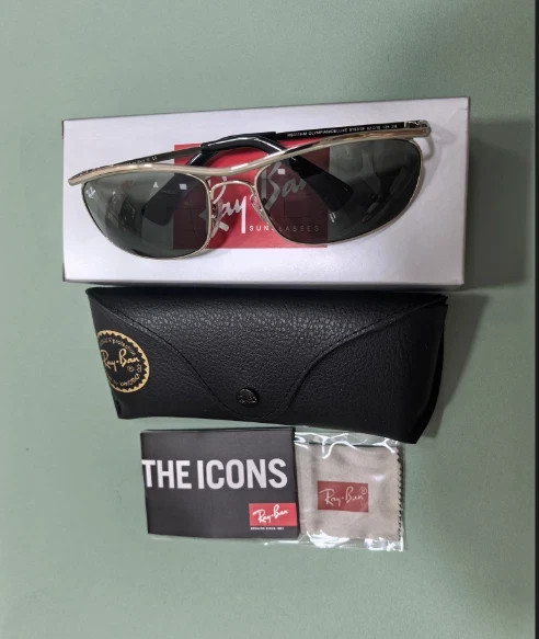 Vintage B&L Ray Ban USA 1/10 Gold Sunglasses Olympian II DELUX 60s