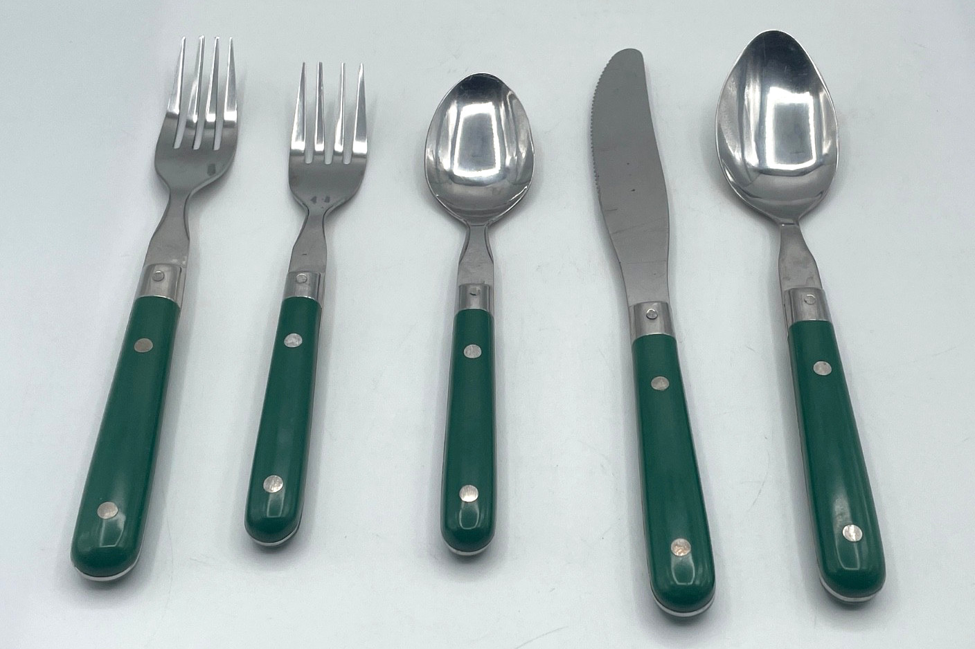 Washington Forge MARDI GRAS HUNTER GREEN Stainless Steel Flatware YOUR CHOICE