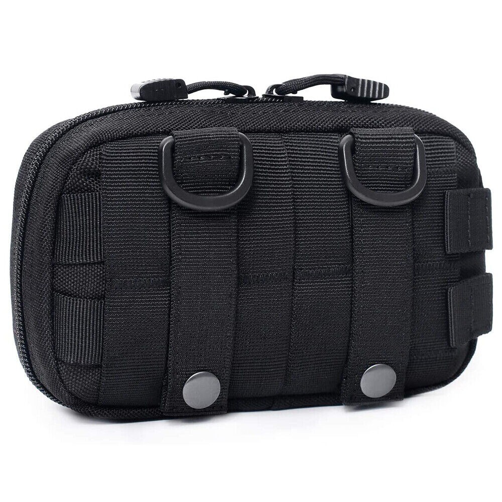 Tactical Molle Horizontal Admin Pouch Waist Pack Compact hunting EDC Tool Bag