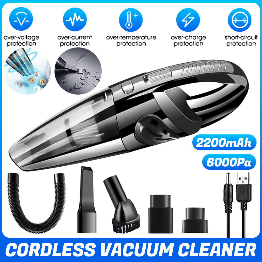 Hand Held Vacuum Cleaner Recharge Cordless Portable Wet Dry Car Auto Home Duster